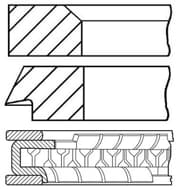 OEM RING SET, PISTON 0844020000