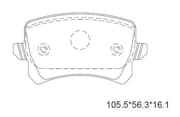 OEM BRAKE PAD KD7579