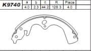 OEM BRAKE SHOE K9740