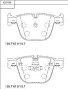 OEM BRAKE PAD KD7588