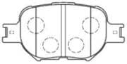 OEM PAD KIT, DISC BRAKE A1N065