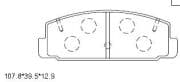 OEM PAD KIT, DISC BRAKE KD3791