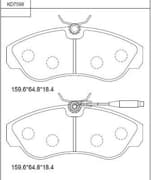 OEM BRAKE PAD KD7598