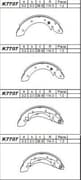 OEM BRAKE SHOE K7707