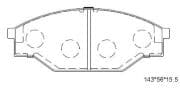 OEM BRAKE PAD KD2688