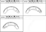 OEM BRAKE SHOE K9700