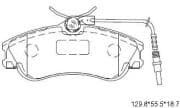 OEM BRAKE PAD KD7523