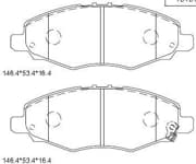 OEM PAD KIT, DISC BRAKE KD2735