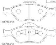 OEM BRAKE PAD KD6507