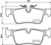 OEM PAD KIT, DISC BRAKE P06094