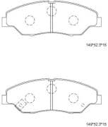 OEM BRAKE PAD KD9708