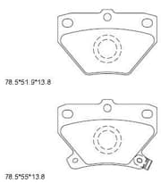 OEM PAD KIT, DISC BRAKE KD2720