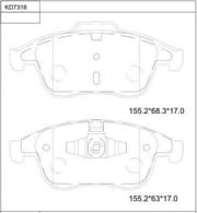 OEM BRAKE PAD KD7318