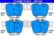 OEM PAD KIT, DISC BRAKE 13046073162