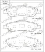 OEM PAD KIT, DISC BRAKE KD1519