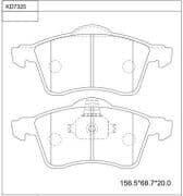 OEM BRAKE PAD KD7325