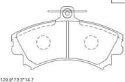 OEM PAD KIT, DISC BRAKE KD4727