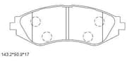 OEM PAD KIT, DISC BRAKE KD9734