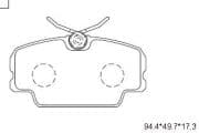 OEM BRAKE PAD KD7778