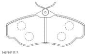 OEM PAD KIT, DISC BRAKE KD7526