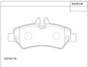 OEM PAD KIT, DISC BRAKE KD7513F