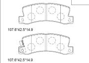 OEM PAD KIT, DISC BRAKE KD2732