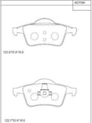 OEM BRAKE PAD KD7596