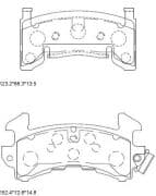 OEM PAD KIT, DISC BRAKE KD6766