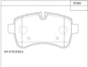 OEM BRAKE PAD KD7361