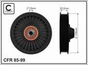 OEM PULLEY ROLLER ASSY 8599