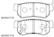 OEM PAD KIT, DISC BRAKE KD9704