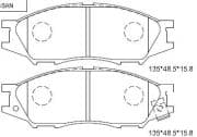 OEM PAD KIT, DISC BRAKE KD2725