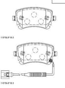 OEM PAD KIT, DISC BRAKE KD7581