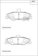 OEM PAD KIT, DISC BRAKE KD6351