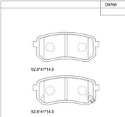 OEM BRAKE PAD KD9766