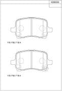 OEM PAD KIT, DISC BRAKE KD66309