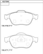 OEM BRAKE PAD KD7594