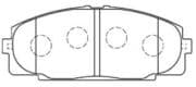 OEM PAD KIT, DISC BRAKE A1N050