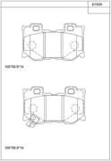 OEM BRAKE PAD KD1534