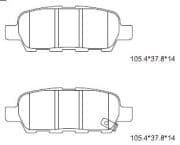 OEM PAD KIT, DISC BRAKE KD1751