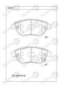 OEM PAD KIT, DISC BRAKE KD0731