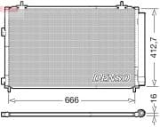 OEM RADIATOR ASSY, A/C DCN50059