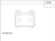 OEM BRAKE PAD KD7760