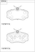 OEM BRAKE PAD KD7414