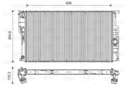 OEM RADIATOR,ENG COOLING-4(F33) 735453