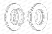 OEM SCANIA BRAKE DISC 114/124/144 BCR170A