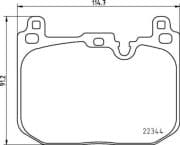 OEM PAD KIT, DISC BRAKE P06097