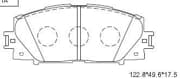 OEM PAD KIT, DISC BRAKE KD2764