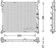 OEM RADIATOR ASSY, ENGINE COOLANT DRM17055