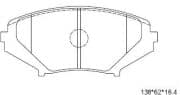 OEM PAD KIT, DISC BRAKE KD3719